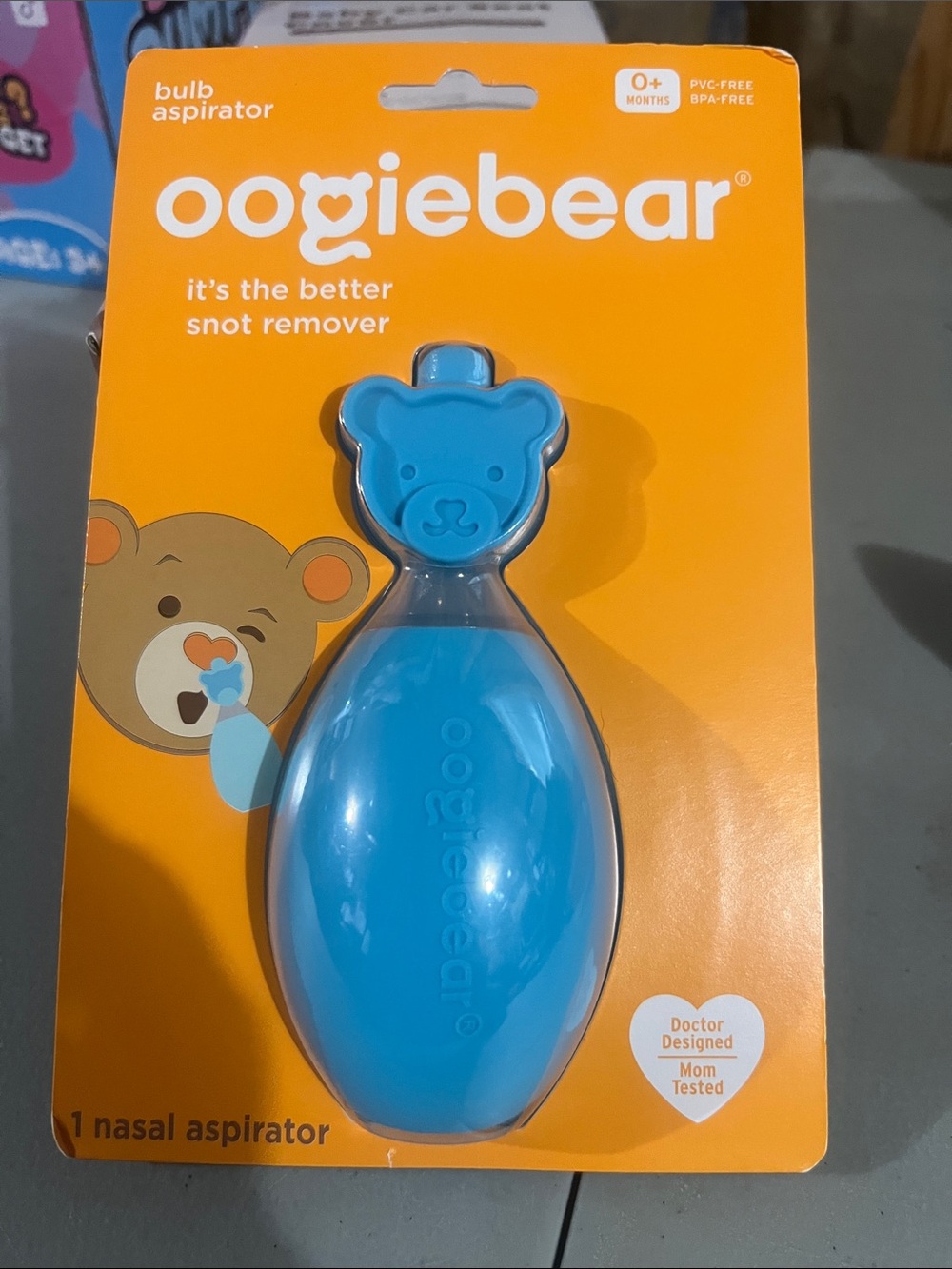 Oogiebear Blue Baby Bulb Nasal Aspirator